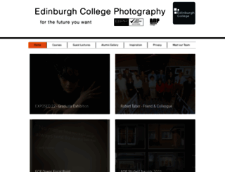 edinburghcollegephotography.co.uk screenshot