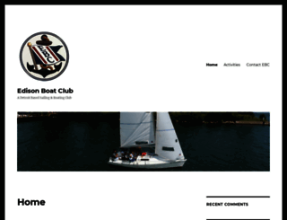 edisonboatclub.org screenshot