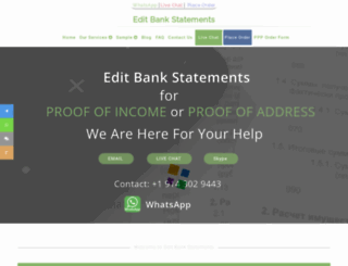 editbankstatements.com screenshot