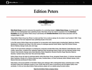 edition-peters.de screenshot