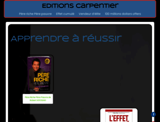 editions-carpentier.fr screenshot