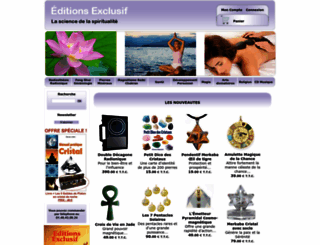 editions-exclusif.fr screenshot