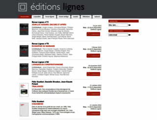 editions-lignes.com screenshot