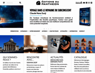 editions-pantheon.fr screenshot