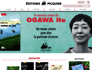 editions-picquier.fr screenshot