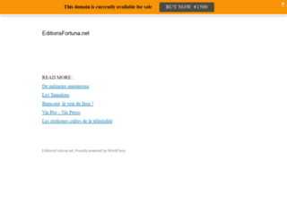 editionsfortuna.net screenshot