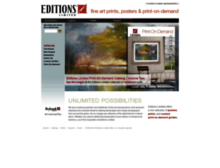 editionslimited.com screenshot