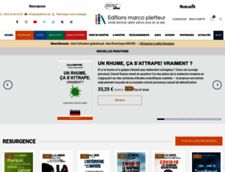editionsmarcopietteur.com screenshot