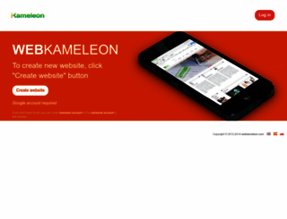 editor.webkameleon.com screenshot