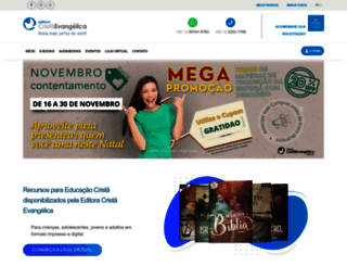 editoracristaevangelica.com.br screenshot
