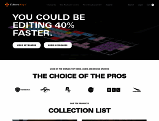 editorskeys.com screenshot