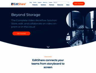 editshare.com screenshot