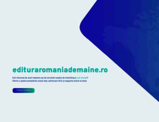 edituraromaniademaine.ro screenshot
