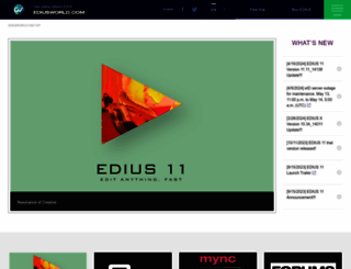ediusworld.com screenshot