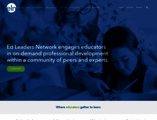 edleadersnetwork.org screenshot