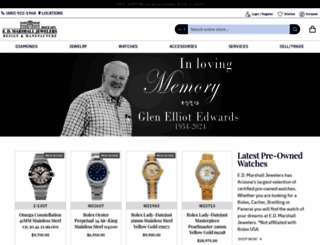 edmarshalljewelers.com screenshot