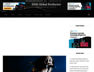 edmglobalproducers.com screenshot
