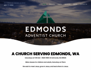 edmondsadventist.org screenshot