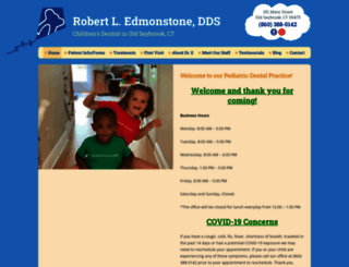 edmonstonedental.com screenshot