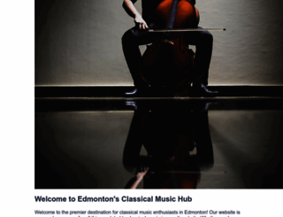 edmontonclassicalmusic.org screenshot