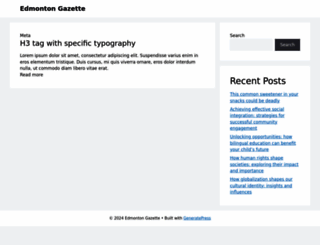 edmontongazette.com screenshot