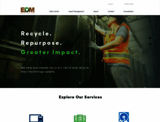 edmrecycling.com screenshot