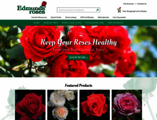 edmundsroses.com screenshot