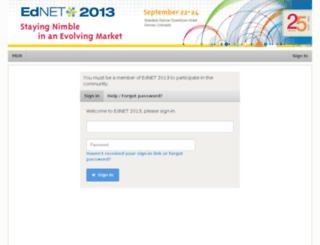 ednet2013.pathable.com screenshot