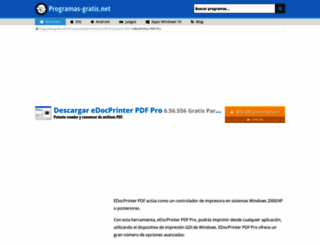 edocprinter-pdf-pro.programas-gratis.net screenshot