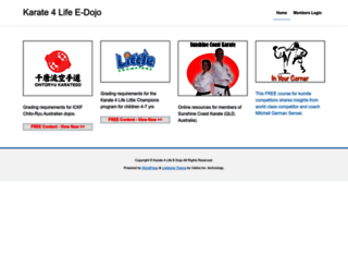 edojo.karate4life.com.au screenshot