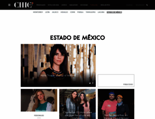 edomex.chicmagazine.com.mx screenshot