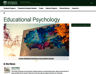 edpsychology.ualberta.ca screenshot