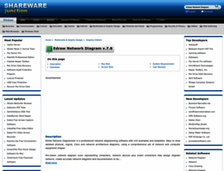 edraw-network-diagram.sharewarejunction.com screenshot