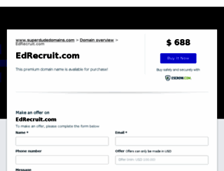 edrecruit.com screenshot