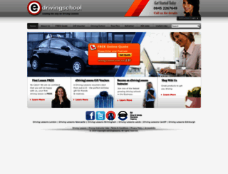 edrivinglessons.co.uk screenshot