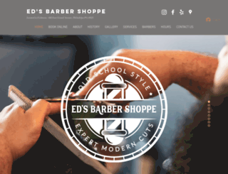 edsbarbershoppe.com screenshot