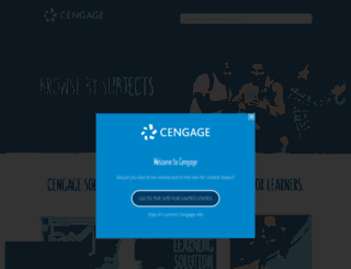edu.cengage.co.uk screenshot