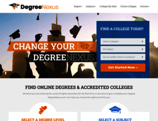 edu.degreenexus.com screenshot