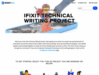 edu.ifixit.com screenshot