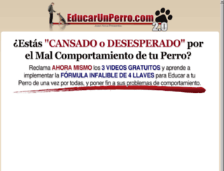 educaciondeperros.com screenshot