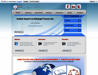 educacionforense.com screenshot