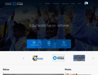 educaciontuc.gov.ar screenshot