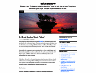 educarenow.wordpress.com screenshot