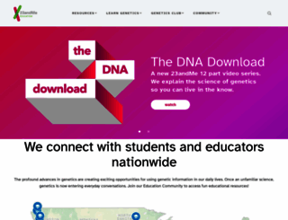 education.23andme.com screenshot