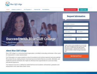 education.bluecliffcollege.edu screenshot
