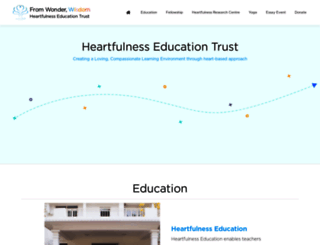 education.heartfulness.org screenshot