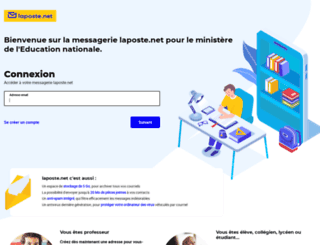 education.laposte.net screenshot