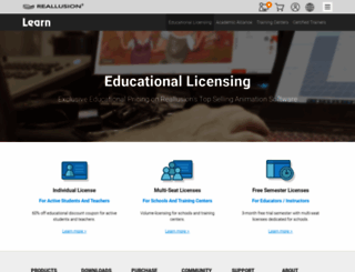 education.reallusion.com screenshot