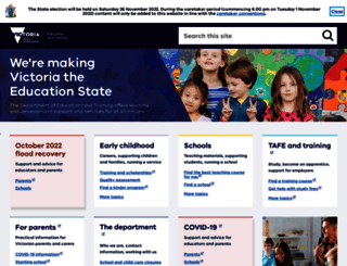 education.vic.gov.au screenshot