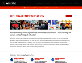 education.wolfram.com screenshot